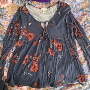 Full Tilt Bell Sleeve Shirt